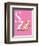 S is for Sheep (pink)-Theodor (Dr. Seuss) Geisel-Framed Art Print