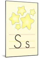 S Is for Stars-null-Mounted Art Print