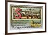 S is the Station-null-Framed Art Print