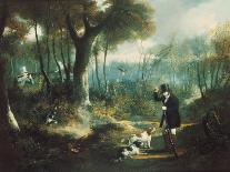 Pheasant Shooting in the Forest-S .j .e . Jones-Giclee Print