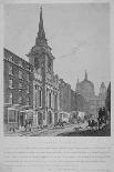 Church of St Martin Within Ludgate, City of London, 1814-S Jenkins-Giclee Print