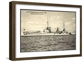 S.M. Panzerkreuzer Von Der Tann, Schnellstes Schiff-null-Framed Giclee Print