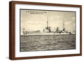 S.M. Panzerkreuzer Von Der Tann, Schnellstes Schiff-null-Framed Giclee Print