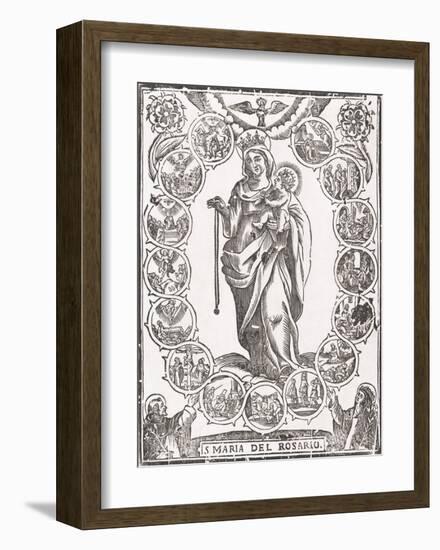 S. Maria del Rosario-Historic Collection-Framed Art Print