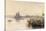 S. Maria della Salute & the Doge's Palace from across the Bacino at Sunset-Edward Lear-Stretched Canvas