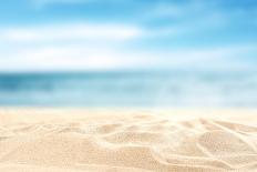 Sea Sand Sky and Summer Day-S_Photo-Framed Stretched Canvas