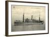 S.S. Anversville, Belgian Line, Dampfschiff-null-Framed Giclee Print