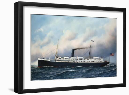 S.S. Apache, 1901-Antonio Jacobsen-Framed Giclee Print