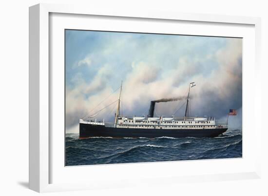 S.S. Apache, 1901-Antonio Jacobsen-Framed Giclee Print