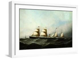 S.S. British Crown, 1881-Antonio Jacobsen-Framed Giclee Print