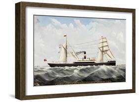 S.S. Cogent' of Sunderland, 1884-85-John Hudson-Framed Giclee Print