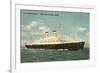 S.S. Constitution, Ocean Liner-null-Framed Premium Giclee Print