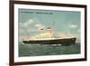 S.S. Constitution, Ocean Liner-null-Framed Premium Giclee Print