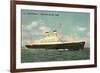 S.S. Constitution, Ocean Liner-null-Framed Premium Giclee Print