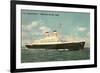 S.S. Constitution, Ocean Liner-null-Framed Premium Giclee Print