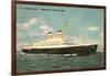 S.S. Constitution, Ocean Liner-null-Framed Art Print