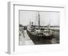 S.S. Cristobal Entering Lock on Trial Trip Through Panama Canal-null-Framed Photographic Print