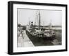 S.S. Cristobal Entering Lock on Trial Trip Through Panama Canal-null-Framed Photographic Print