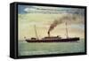 S.S. Duke of Clarence, Lancashire, Yorkshire Railway-null-Framed Stretched Canvas