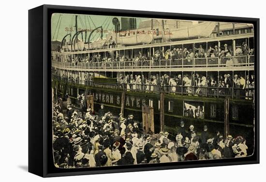 S.S. Eastern States, D&B Line, Dampfschiff-null-Framed Stretched Canvas