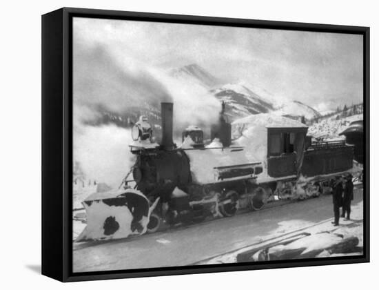 S.S.F. Railroads, Snow Removal-Elbert Mcgran Jackson-Framed Stretched Canvas