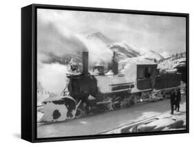 S.S.F. Railroads, Snow Removal-Elbert Mcgran Jackson-Framed Stretched Canvas