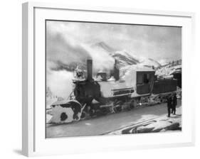 S.S.F. Railroads, Snow Removal-Elbert Mcgran Jackson-Framed Photo