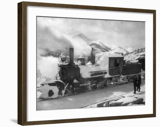 S.S.F. Railroads, Snow Removal-Elbert Mcgran Jackson-Framed Photo