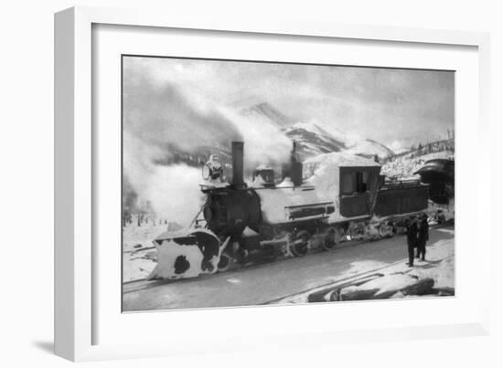 S.S.F. Railroads, Snow Removal-Elbert Mcgran Jackson-Framed Art Print