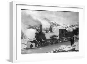 S.S.F. Railroads, Snow Removal-Elbert Mcgran Jackson-Framed Art Print