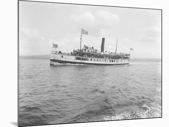 S.S. Flyer Steamship, 1908-Asahel Curtis-Mounted Giclee Print