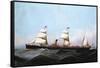 S.S. Gallia, 1881-Antonio Jacobsen-Framed Stretched Canvas