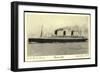 S.S. Ile De France, French Line, Cgt, Dampfschiff-null-Framed Giclee Print