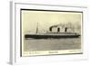 S.S. Ile De France, French Line, Cgt, Dampfschiff-null-Framed Giclee Print