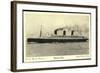 S.S. Ile De France, French Line, Cgt, Dampfschiff-null-Framed Giclee Print