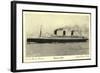 S.S. Ile De France, French Line, Cgt, Dampfschiff-null-Framed Giclee Print