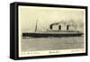 S.S. Ile De France, French Line, Cgt, Dampfschiff-null-Framed Stretched Canvas