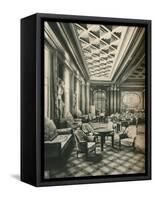 'S. S Ile de France, Grand Salon', c1927-Unknown-Framed Stretched Canvas