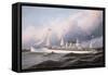 S.S. 'Kaiser Wilhelm II', 1889-Antonio Jacobsen-Framed Stretched Canvas