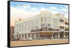 S.S. Kresge Building, Pontiac, Michigan-null-Framed Stretched Canvas