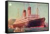 S.S.Laurentic, Ocean Liner-null-Framed Stretched Canvas