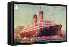 S.S.Laurentic, Ocean Liner-null-Framed Stretched Canvas