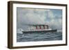 S.S. Lusitania-Antonio Jacobsen-Framed Giclee Print