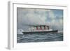 S.S. Lusitania-Antonio Jacobsen-Framed Giclee Print