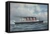 S.S. Lusitania-Antonio Jacobsen-Framed Stretched Canvas