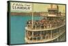 S.S. Mandalay, Crowded Ferry-null-Stretched Canvas