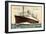 S.S. Manhattan, United States Lines, Steamer-null-Framed Giclee Print