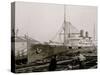 S.S. Morro Castle, Cramps Shipyards, Philadelphia-null-Stretched Canvas