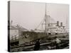 S.S. Morro Castle, Cramps Shipyards, Philadelphia-null-Stretched Canvas