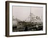 S.S. Morro Castle, Cramps Shipyards, Philadelphia-null-Framed Photo